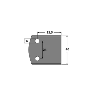 IGM Blanket omezovačů - LB32,5-40x16x4mm SP 2ks - Akční cena
