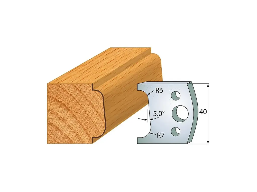Vysoká kvalita | IGM profil 002 - pár nožů 40x4mm SP