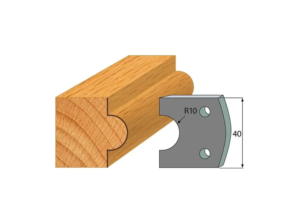 IGM profil 015 - pár omezovačů 40x4mm SP - Cenový hit