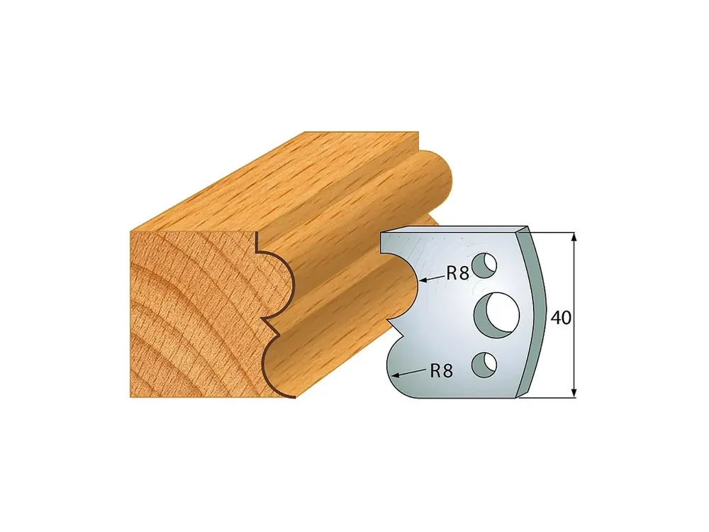 IGM profil 028 - pár nožů 40x4mm SP | Rychlá expedice