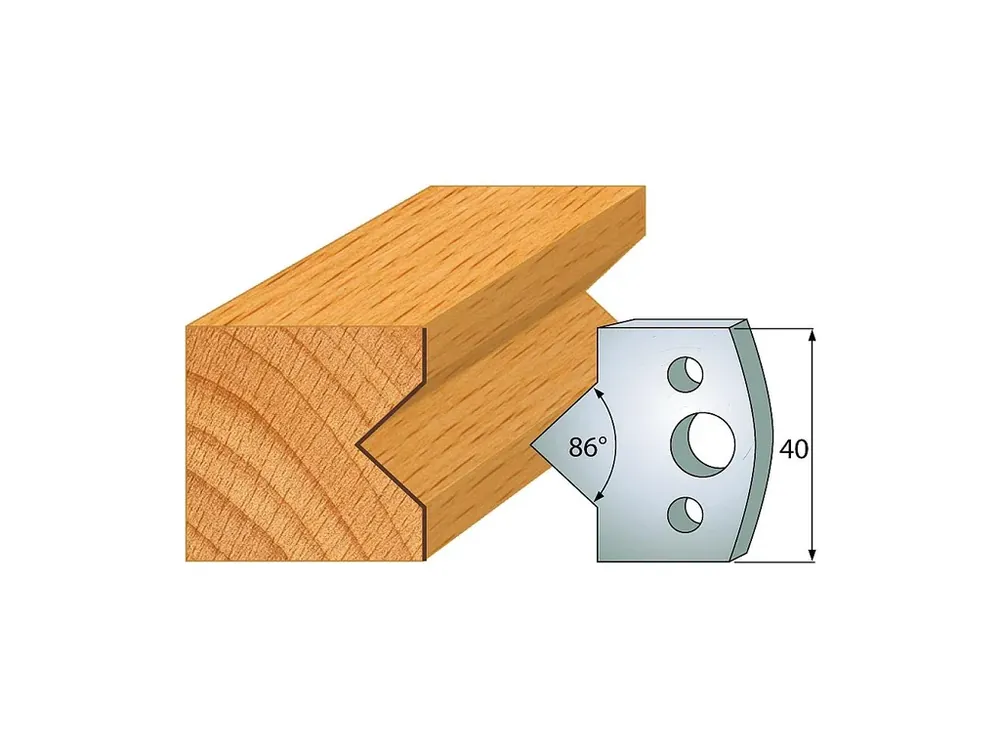 IGM profil 035 - pár nožů 40x4mm SP - Rychlé dodání