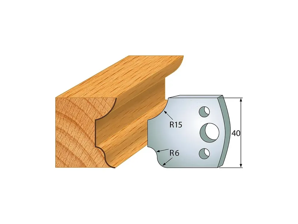 Ušetřete více - IGM profil 044 - pár nožů 40x4mm SP