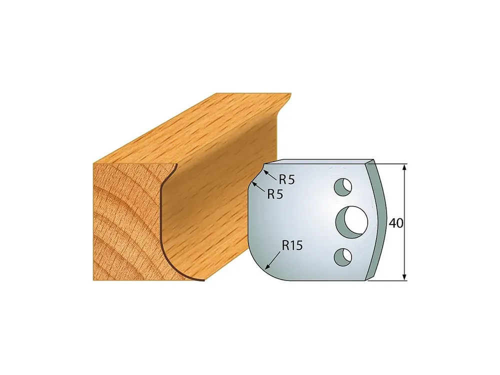 Super cena | IGM profil 060 - pár nožů 40x4mm SP