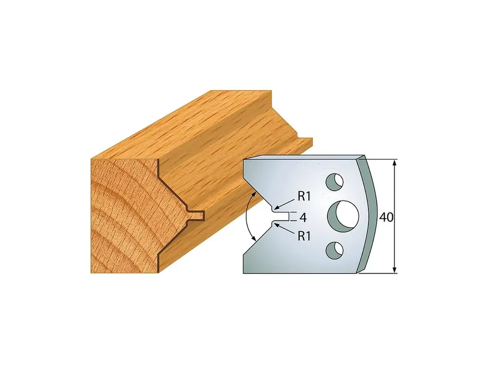 IGM profil 072 - pár nožů 40x4mm SP - Vysoká kvalita
