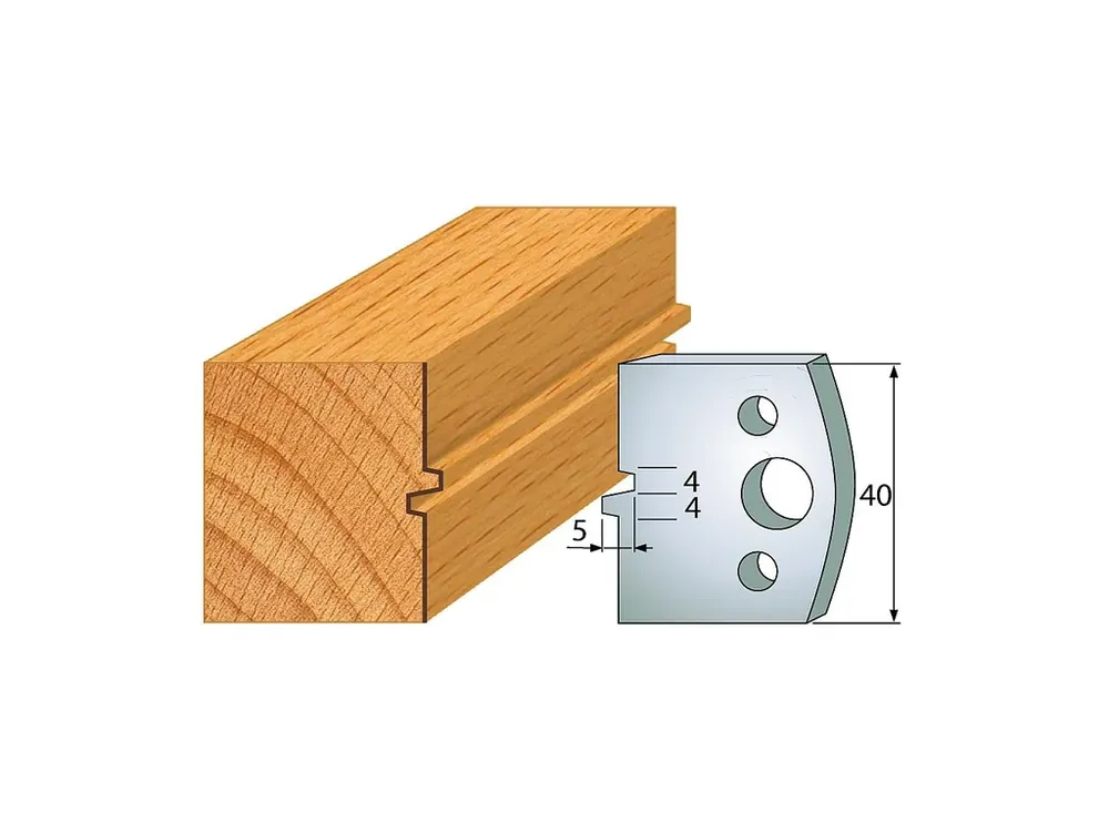 Oblíbený u zákazníků | IGM profil 074 - pár nožů 40x4mm SP