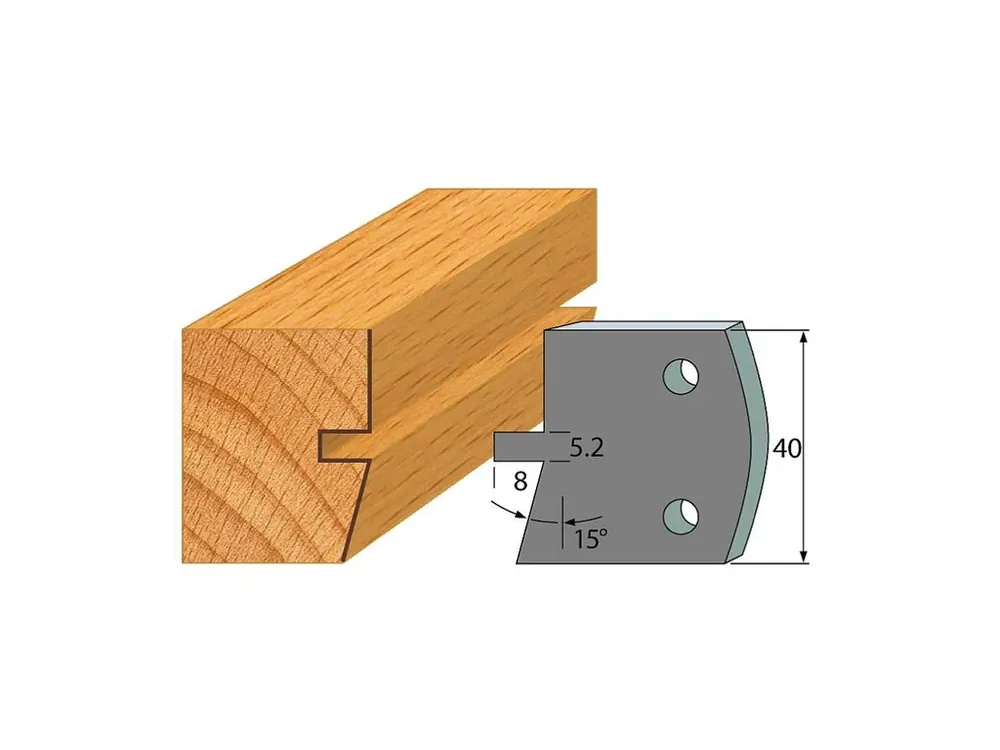 Zvýhodněná cena - IGM profil 086 - pár omezovačů 40x4mm SP