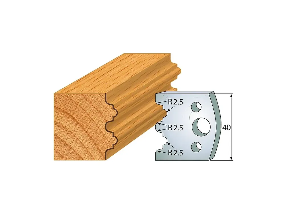 Super nabídka | IGM profil 108 - pár nožů 40x4mm SP