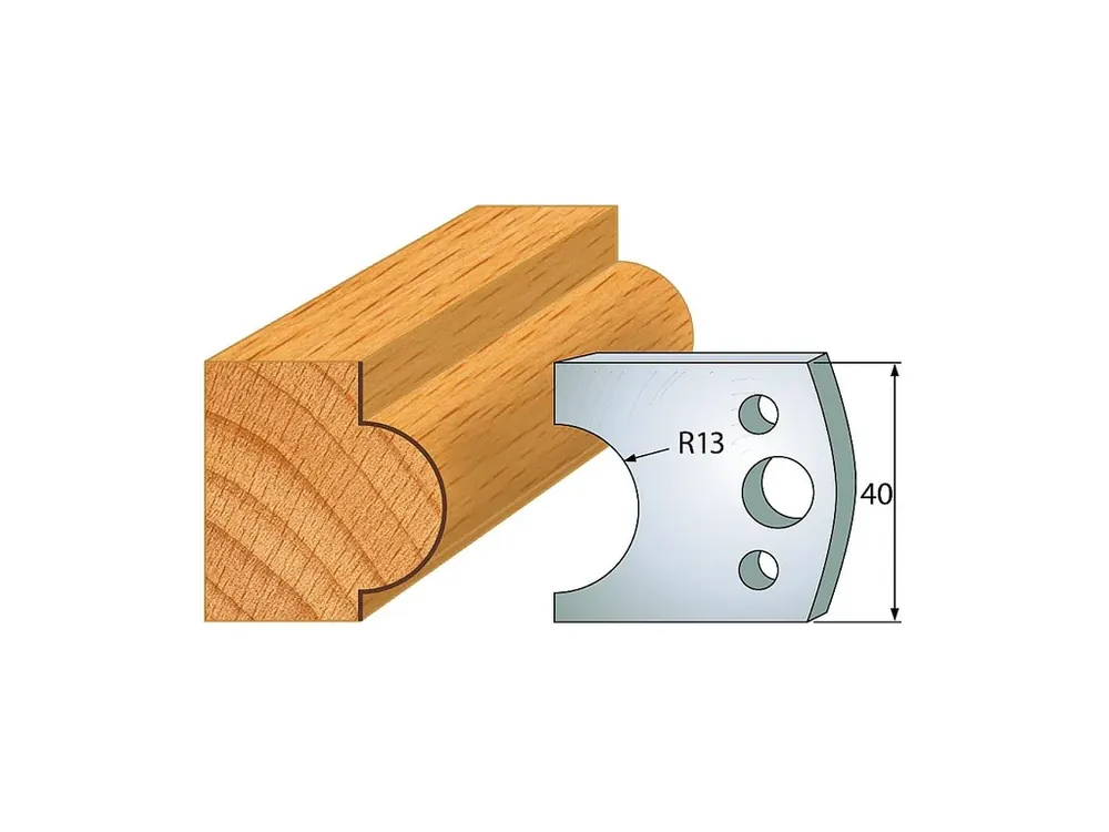 Špičková kvalita - IGM profil 119 - pár nožů 40x4mm SP