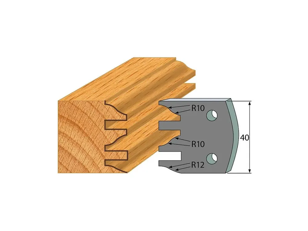 IGM profil 124 - pár omezovačů 40x4mm SP - Cenová bomba