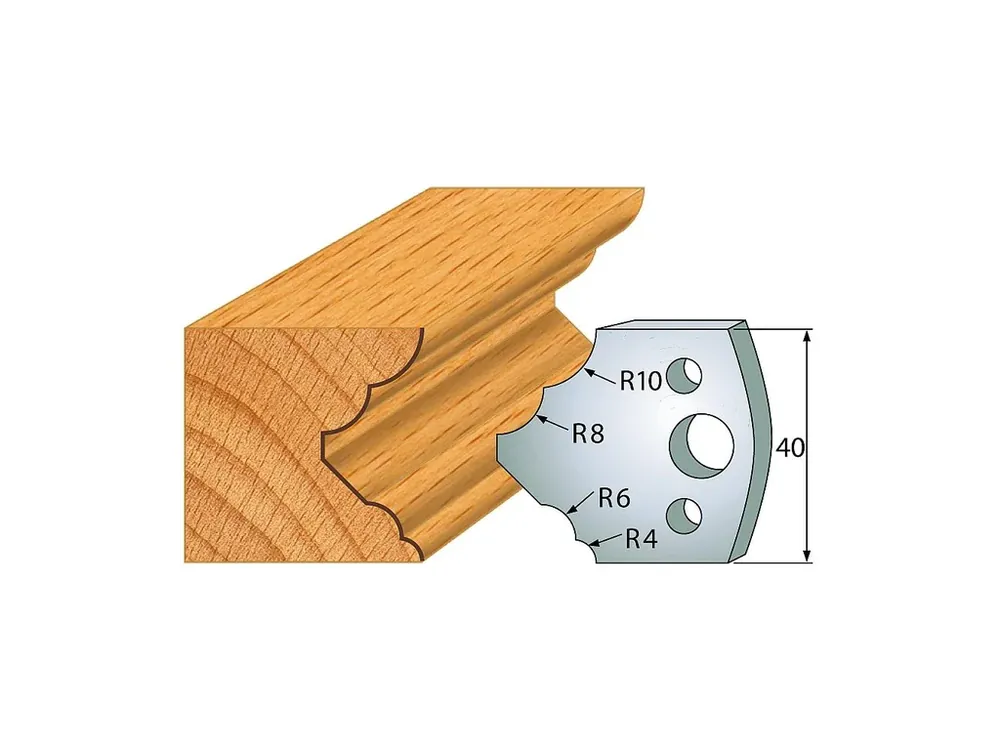 Rychlé doručení - IGM profil 125 - pár nožů 40x4mm SP