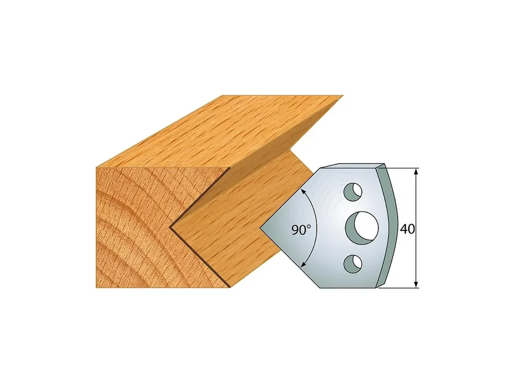 Zbývá jen pár kusů - IGM profil 127 - pár nožů 40x4mm SP