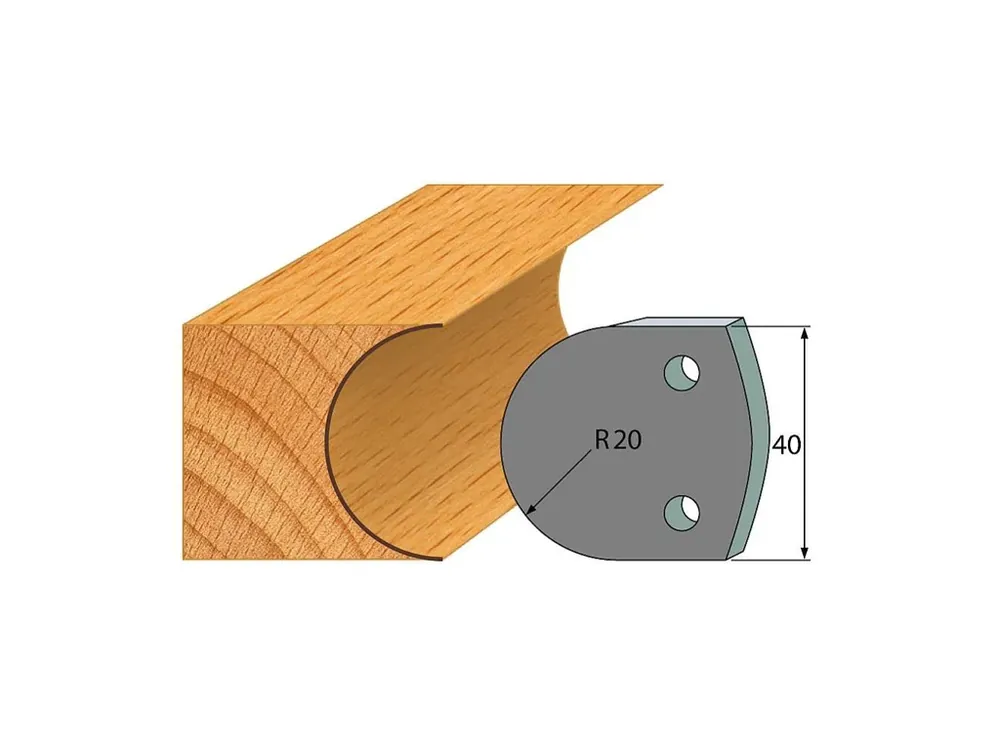 IGM profil 131 - pár omezovačů 40x4mm SP - Speciální nabídka