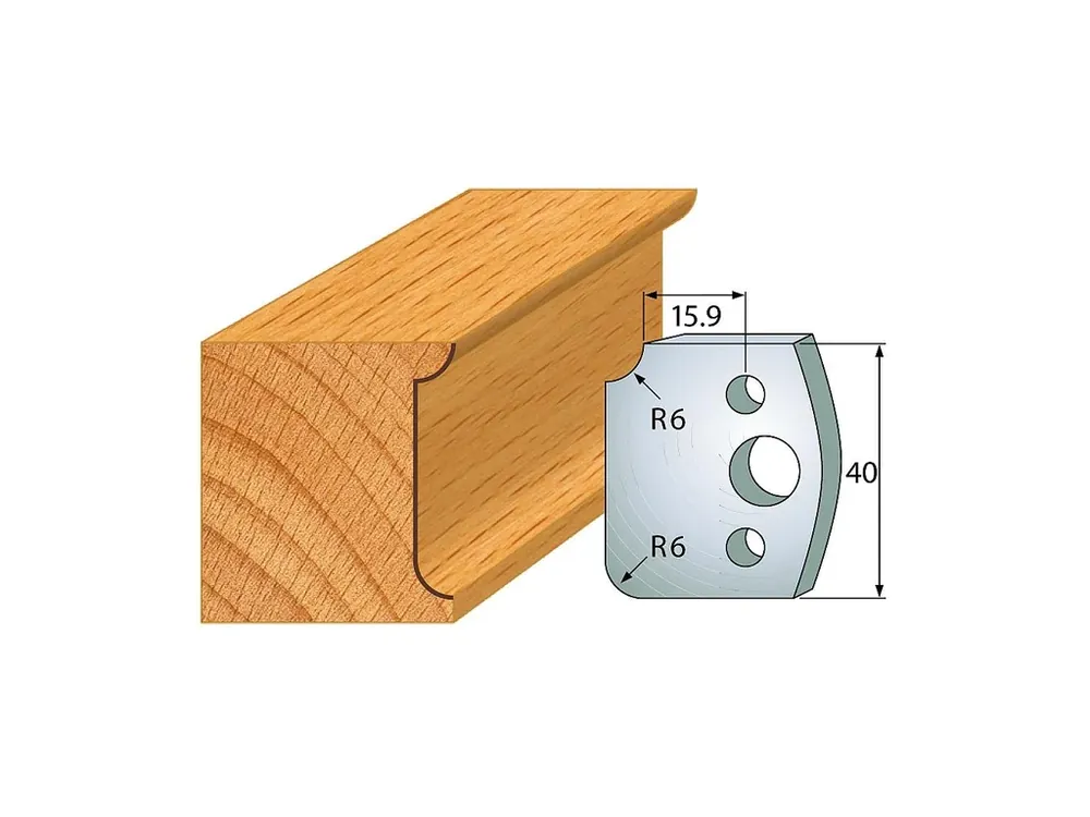IGM profil 173 - pár nožů 40x4mm SP - Cenová bomba