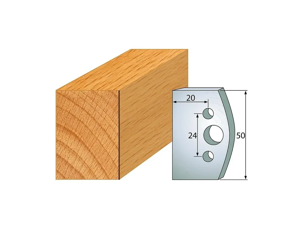 Žádaný produkt - IGM profil 500 - pár nožů 50x4mm SP