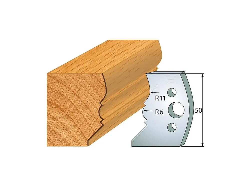 Expresní doručení - IGM profil 503 - pár nožů 50x4mm SP
