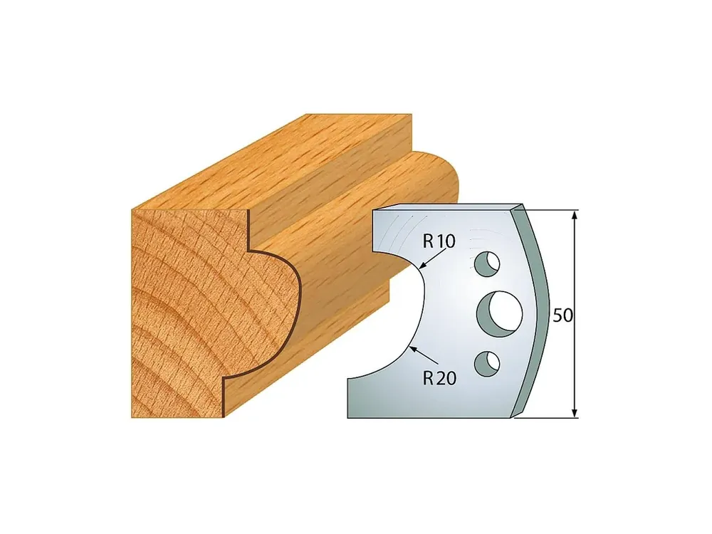 IGM profil 504 - pár nožů 50x4mm SP - Špičkový produkt