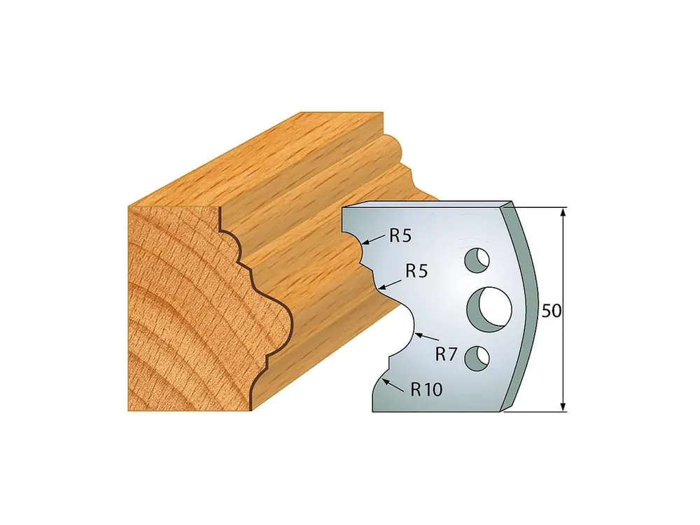 IGM profil 508 - pár nožů 50x4mm SP - Výhodná koupě