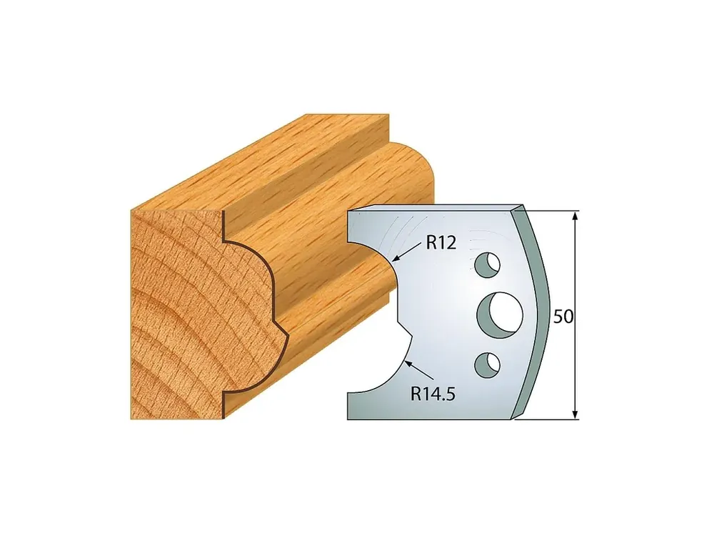 IGM profil 519 - pár nožů 50x4mm SP | Lze objednat