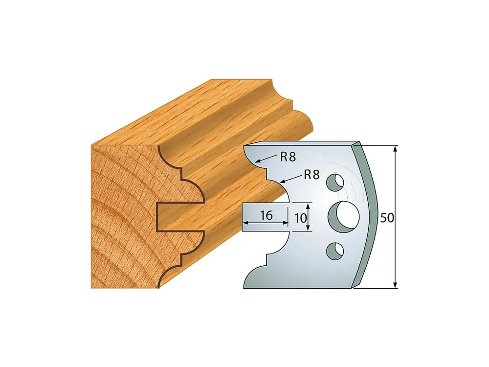 IGM profil 522 - pár nožů 50x4mm SP | Objednejte nyní