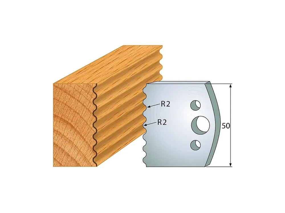 IGM profil 552 - pár nožů 50x4mm SP | Oblíbený u zákazníků