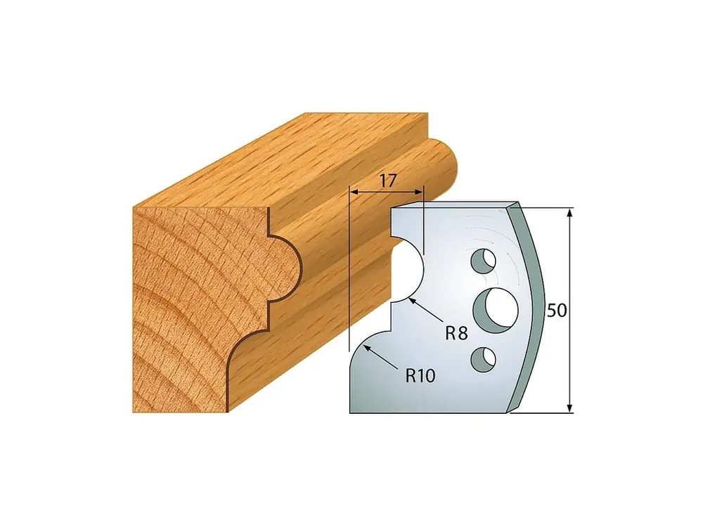 Populární | IGM profil 551 - pár nožů 50x4mm SP