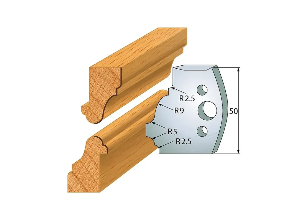 IGM profil 558 - pár nožů 50x4mm SP | Speciální nabídka