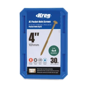 Přímo z výroby - Kreg XL Šrouby pro skryté spoje - 100 mm, 30 ks