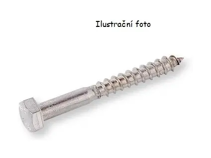 Vrut do dřeva s šestihrannou hlavou 8,0x120 DIN 571 ZN | Novinka v sortimentu