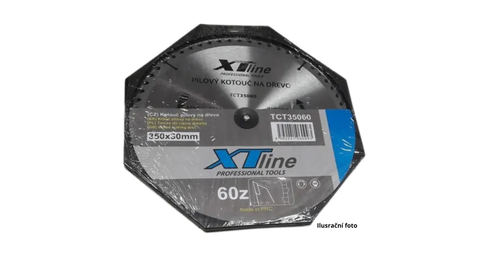 Pilový kotouč na dřevo Xtline 350x30 60 zubů - Přímo z výroby