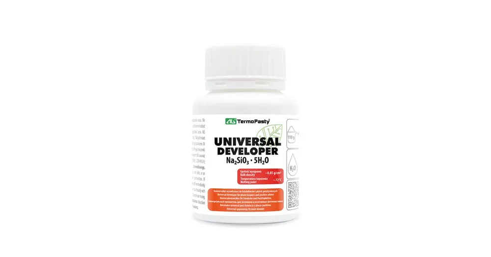 Čerstvá novinka | AG TermoPasty Universal developer – přípravek pro vývoj fotorezistů