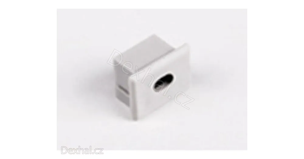 Záslepka PVC Klus PDS4-ALU, s otvorem,1057 | Akční sleva