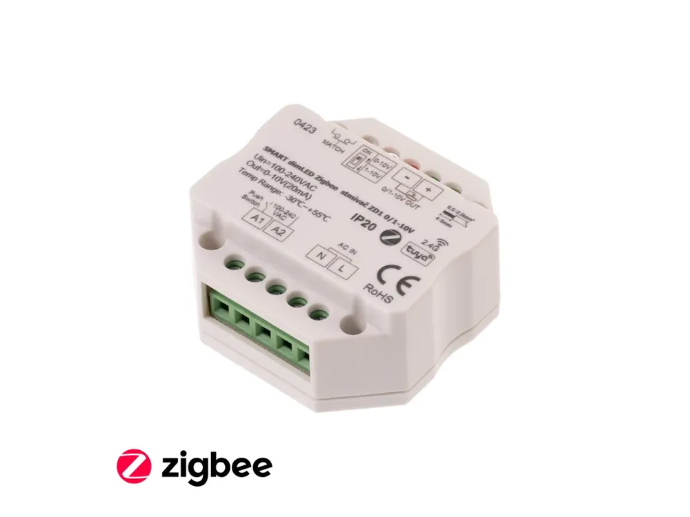 Stmívač SMART dimLED ZIGBEE ZD1 0/1-10V - Kupte nyní