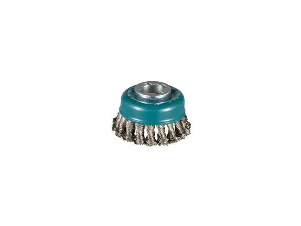 Doprodej | miskovitý kartáč z nerezového drátu-splétaný drát průměr 0,5mm X-LOCK 80mm