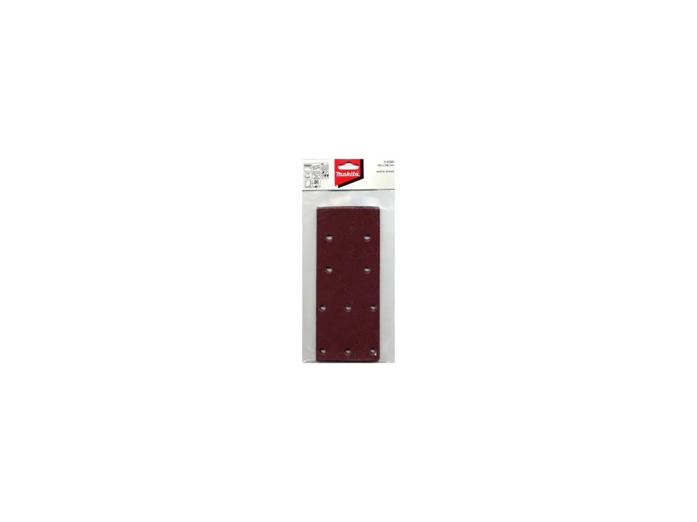 Ihned k objednání - papír brusný suchý zip 100x240mm 10 děr K40, 10ks