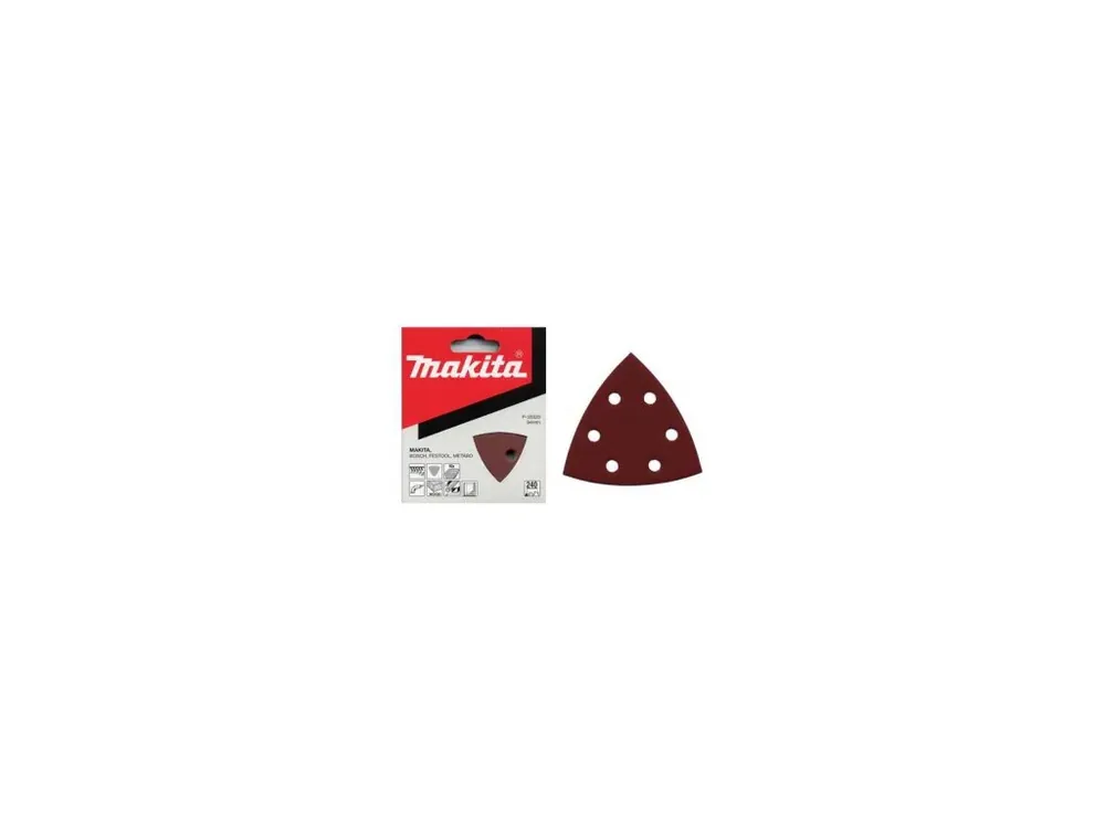 papír brusný suchý zip 94x94x94mm 6 děr K60, 10ks = old P-01579 | Akční cena
