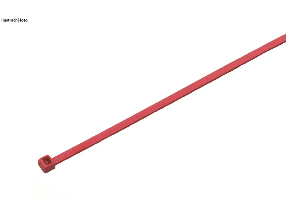 Vázací páska červená 200 x 4,5 mm (100 ks) | Špičkový produkt