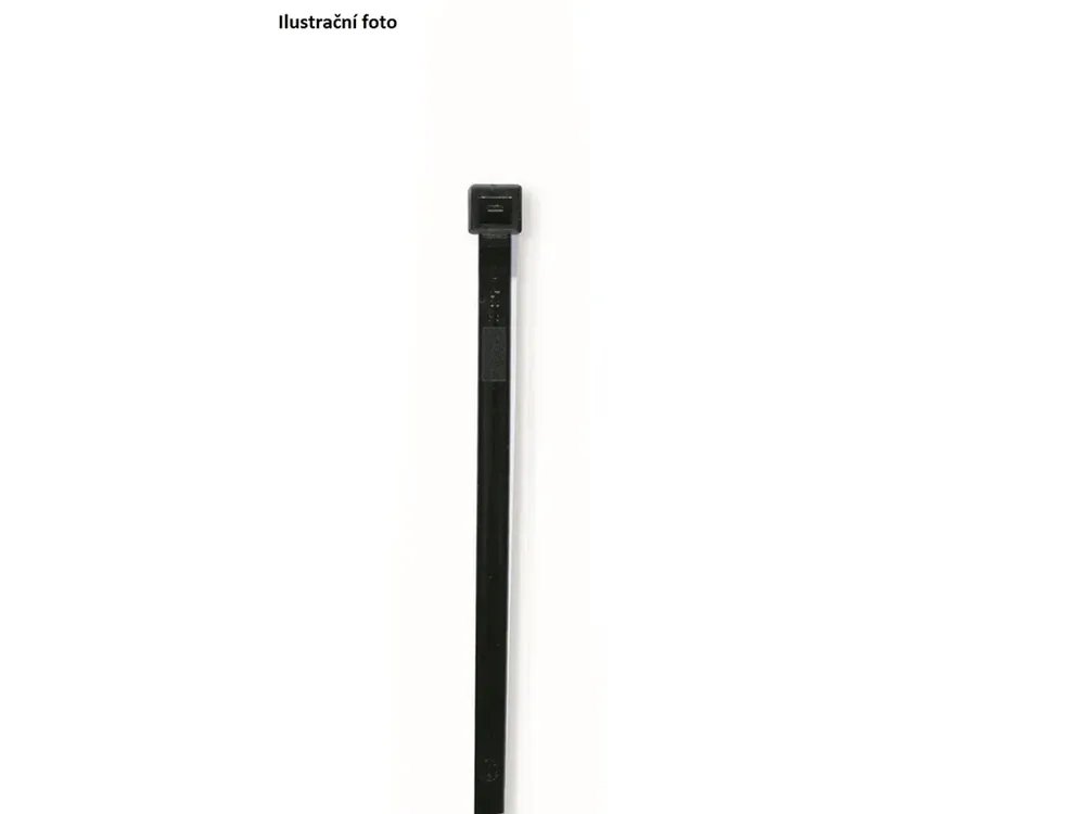 Vázací páska černá UV 180 x 4,5 mm (100 ks) - Bestseller