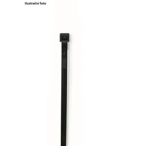 Vázací páska černá UV 280 x 4,5 mm (100 ks) - Přímo z továrny