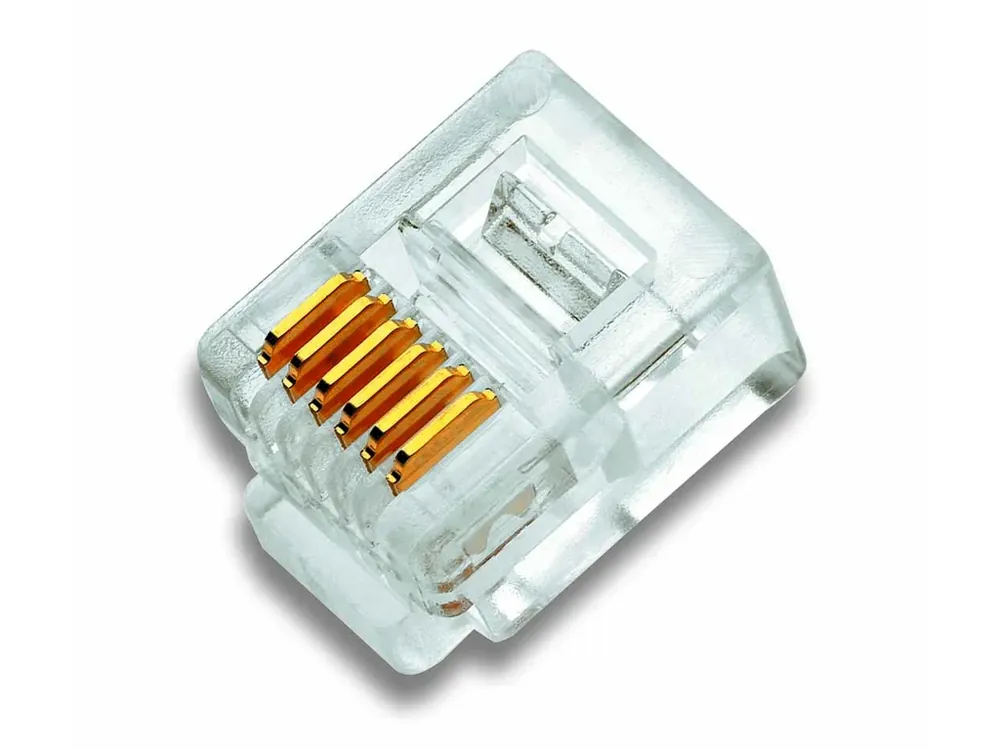Konektor RJ 11/6 (100 ks) - Oblíbený produkt