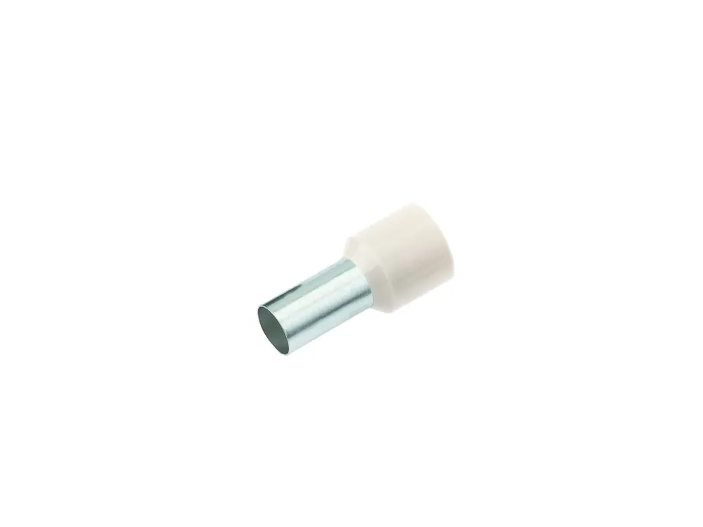 Připraveno k odeslání - Izolovaná dutinka Cu 0,5/6 mm, bílá (100 ks)
