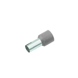 Bezpečná platba | Izolovaná dutinka Cu 2,5/12 mm, šedá (100 ks)