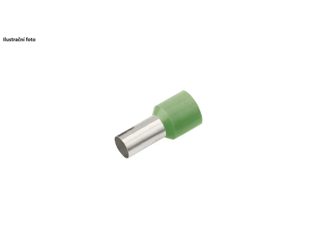 Oblíbený produkt - Izolovaná dutinka Cu 16/18 mm, zelená (100 ks)