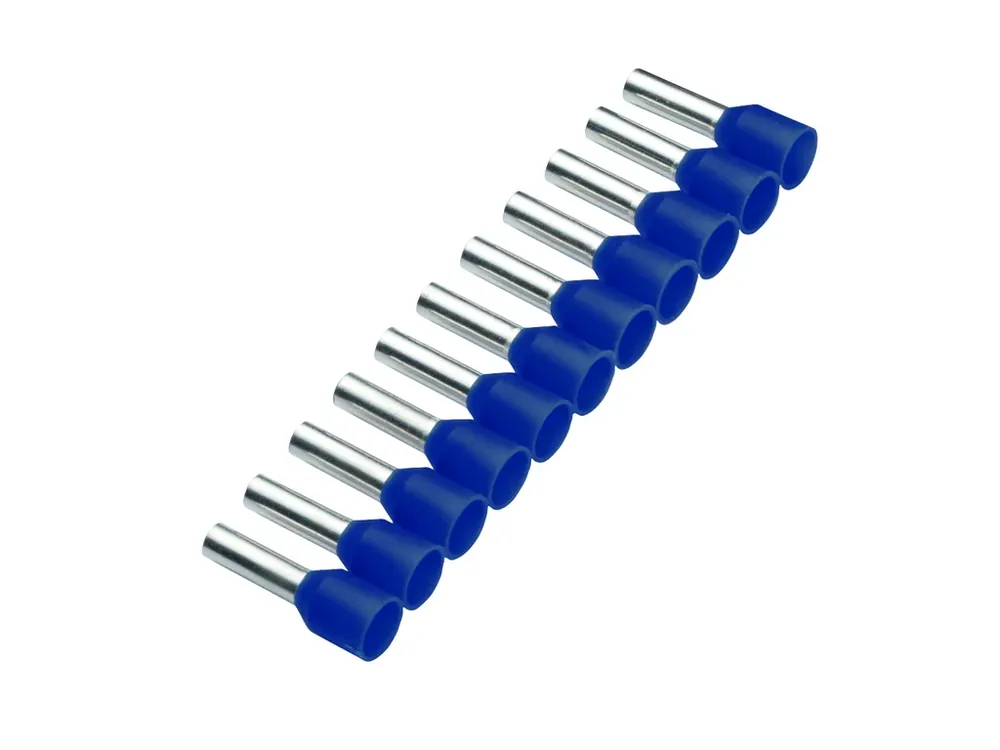 Skvělé hodnocení | Izolovaná dutinka v pásce Cu 0,75/8 mm, modrá (500 ks)
