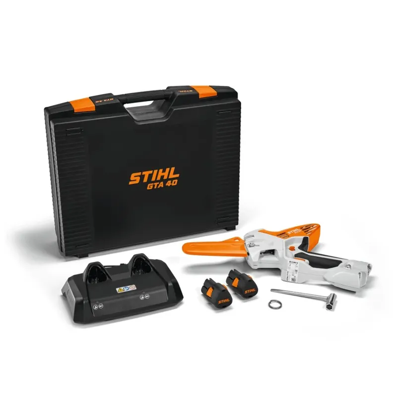 Akumulátorová motorová pila STIHL GTA 40, set - 2x aku AS2, 1x nabíječka AL 5-2, kufr - Skvělá nabídka