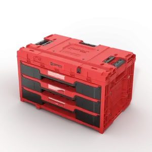 Premium | Box na nářadí QBRICK SYSTEM ONE Drawer 3 Toolbox 2.0 Basic Red Ultra HD