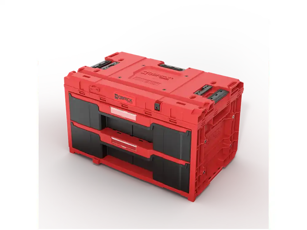 Box na nářadí QBRICK SYSTEM ONE Drawer 2 Toolbox 2.0 Basic Red Ultra HD | Připraveno k odeslání