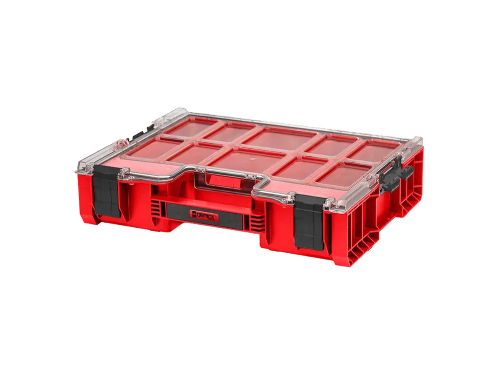 Připraveno k expedici - Box na nářadí QBRICK SYSTEM PRO Organizer 300 RED Ultra HD - 45,2 x 35,8 x 11,1 cm