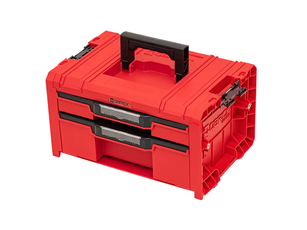 Oblíbený produkt - Box na nářadí QBRICK SYSTEM PRO Drawer 2 Toolbox 2.0 Expert RED Ultra HD - 45,0 x 31,0 x 24,4 cm