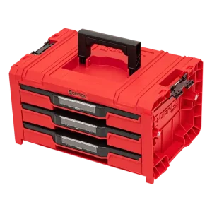 Nízká cena - Box na nářadí QBRICK SYSTEM PRO Drawer 3 Toolbox 2.0 Expert RED Ultra HD - 45,0 x 31,0 x 24,4 cm
