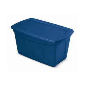 Špičkový produkt - Plastový box TOTE s víkem, 114 l, modrý